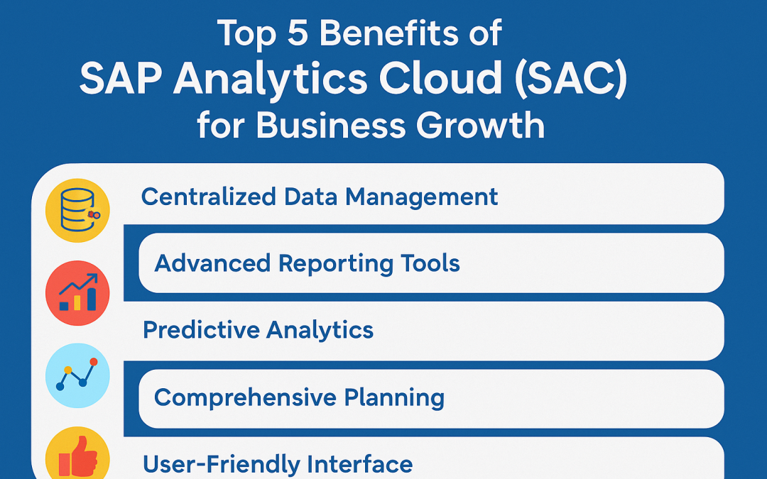 Top 5 Benefits of SAP Analytics Cloud (SAC) for Business Growth