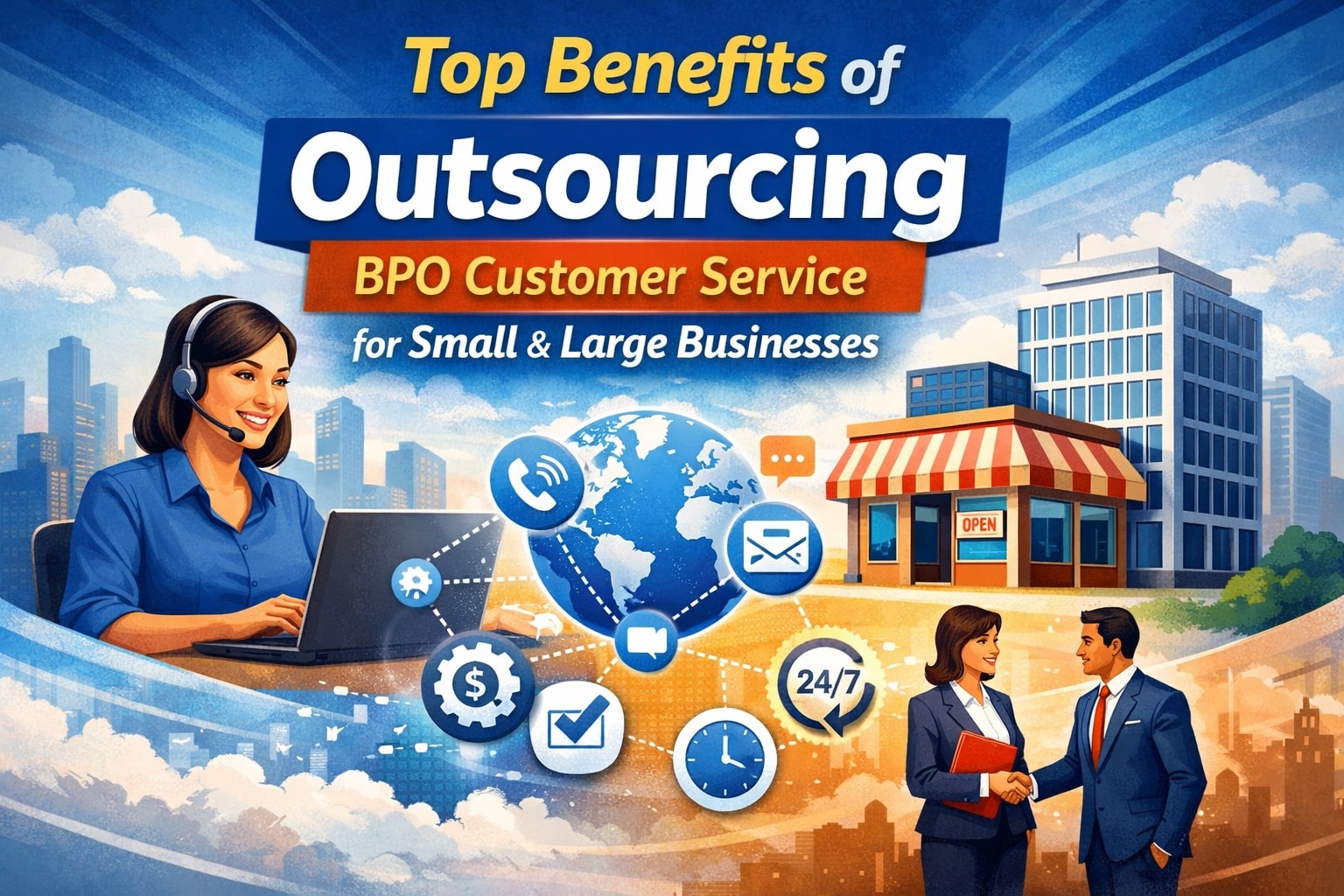Top Benefits of Outsourcing BPO Customer Service for Small and Large Businesses Benefits of Outsourcing BPO Customer Service